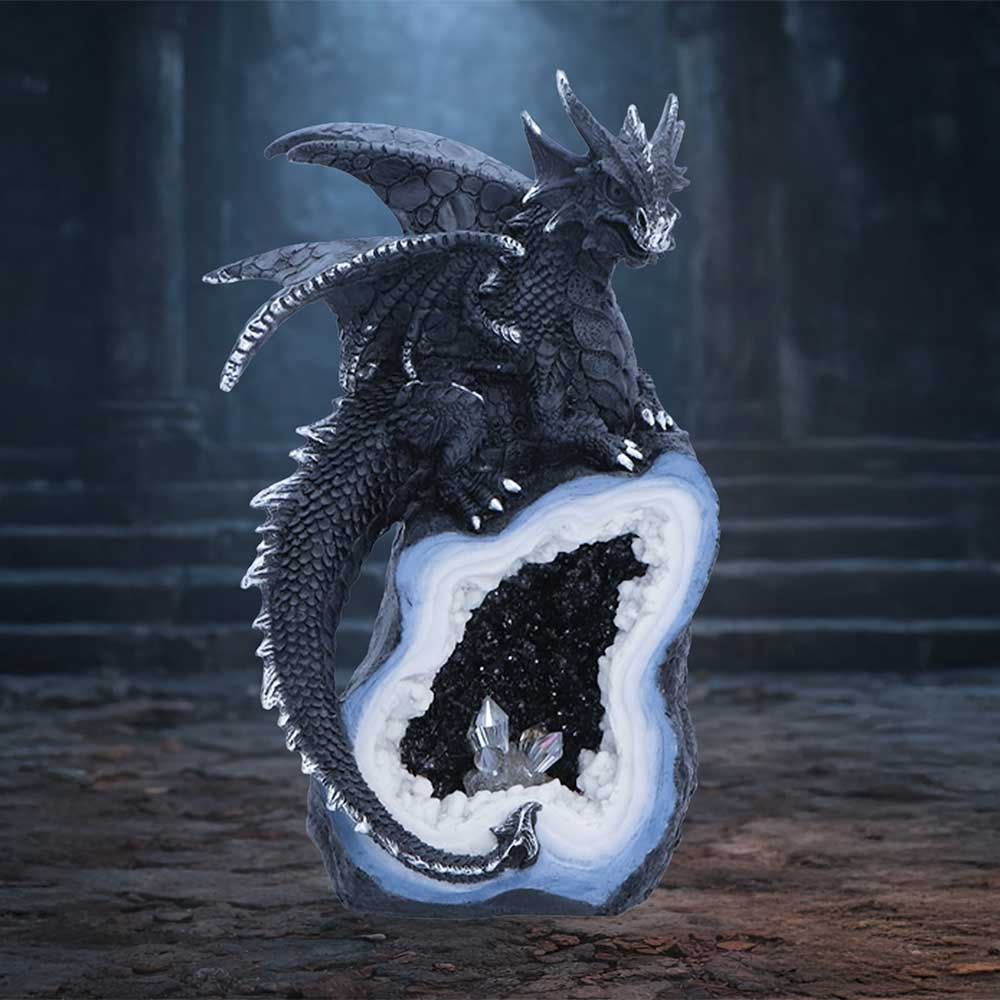 Nemesis Now - Shadow Crystal Keeper Figurine - Dragon - Multicolours